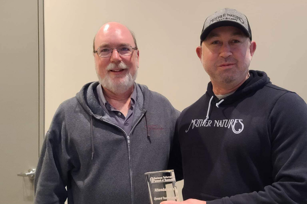 BrianandDarrell Brian Durham and Darrell Breshears pose for a photo.